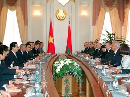 Thủ tướng Nguyễn Tấn Dũng tiếp lãnh đạo Quốc hội Belarus