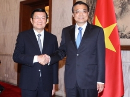 Chủ tịch nước Trương Tấn Sang hội kiến Thủ tướng Trung Quốc