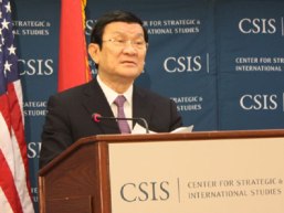 Chủ tịch nước phát biểu về quan hệ Việt Nam-Mỹ