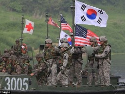 Mỹ - Hàn tập trận bắn đạn thật sát biên giới Triều Tiên