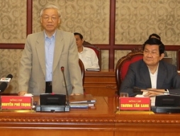 Bộ Chính trị làm việc với Thành ủy Đà Nẵng