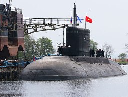 Tàu ngầm Kilo sắp về cảng Cam Ranh