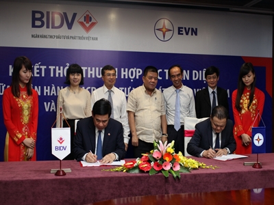 BIDV và EVN ký thỏa thuận hợp tác toàn diện