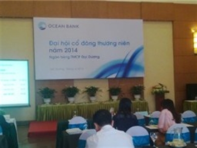 ĐHCĐ Ocean Bank: Đã bán cổ phần cho 1 nhà đầu tư nước ngoài, trả cổ tức 3%