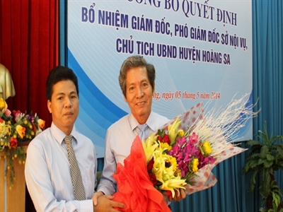 Ông Võ Công Chánh làm chủ tịch UBND huyện Hoàng Sa