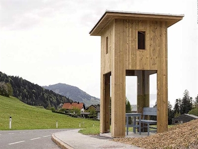 Những trạm xe buýt làng độc nhất vô nhị ở Áo