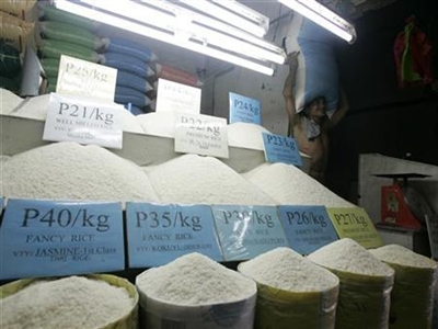 Dự trữ gạo của Philippines đạt gần 2,31 triệu tấn, đủ cho 68 ngày