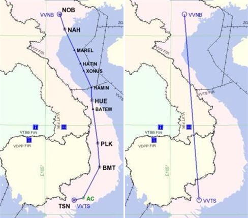 Vietnam Airlines hoàn tất thử nghiệm đường bay 'vàng'