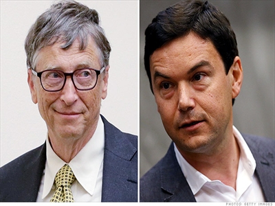Bill Gates phát hiện sai sót trong cuốn "Tư bản trong thế kỷ 21" của Thomas Piketty