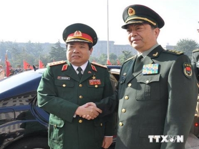 Đại tướng Phùng Quang Thanh hội kiến Quân ủy TW Trung Quốc