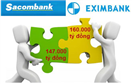 Eximbank, Sacombank lên kế hoạch sáp nhập