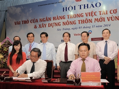 Vietcombank cho vay 80 tỷ đồng thực hiện cánh đồng mẫu lớn tại Tiền Giang
