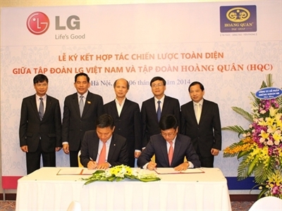 Hoàng Quân Group và LG ký hợp tác chiến lược toàn diện