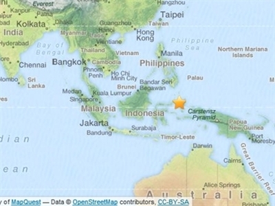 Động đất 7,3 độ ở Indonesia, cảnh báo sóng thần