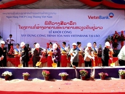 VietinBank khởi công xây dựng tổ hợp văn phòng, trụ sở tại Lào