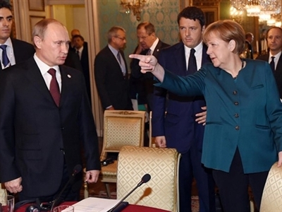 Thủ tướng Đức Merkel cực lực chỉ trích Tổng thống Nga Putin