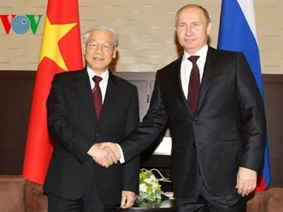 Tổng Bí thư Nguyễn Phú Trọng hội đàm với Tổng thống Nga Putin