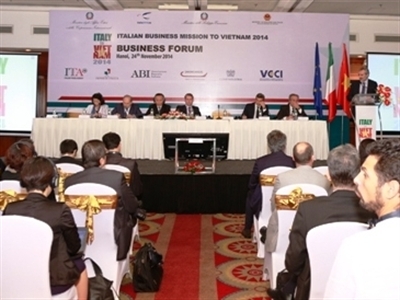 Phái đoàn 100 doanh nghiệp Italy đến Việt Nam