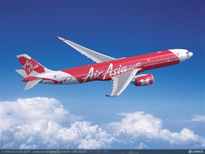 Máy bay AirAsia từ Indonesia tới Singapore bị mất liên lạc