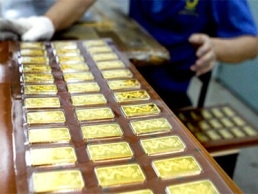 Nhà máy in tiền quốc gia được sản xuất vàng miếng