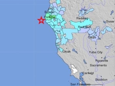 Động đất mạnh 5,7 độ Richter ngoài khơi tiểu bang California