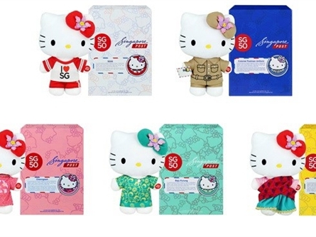 SingPost phát hành bộ sưu tập tem, đồ chơi Hello Kitty SG50