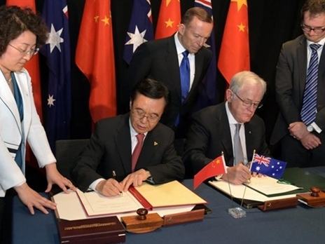 Australia và Trung Quốc chính thức ký kết FTA