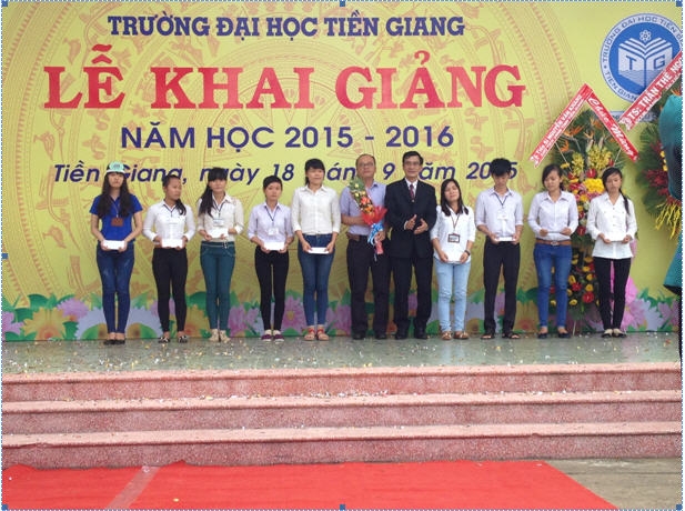 HANSAE TG trao học bổng cho sinh viên Đại học Tiền Giang