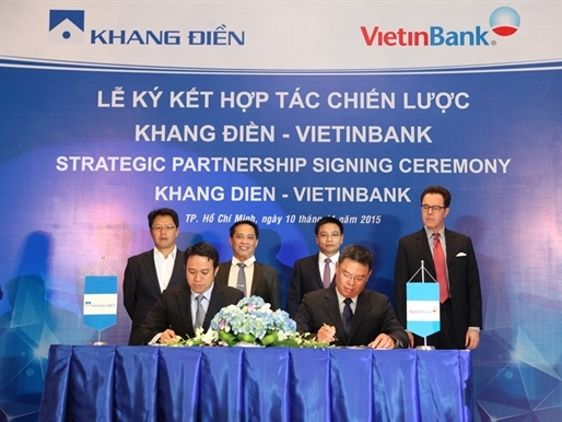Khang Điền ký kết hợp tác chiến lược với Vietinbank