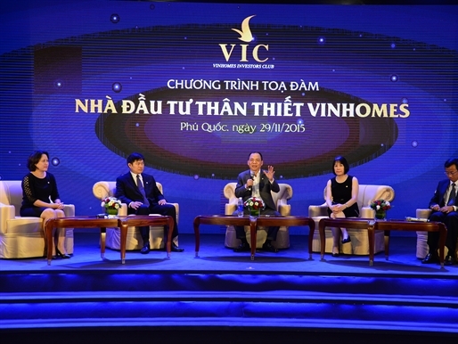 Lãnh đạo Tập đoàn Vingroup đối thoại trực tiếp với nhà đầu tư bất động sản Vinhomes