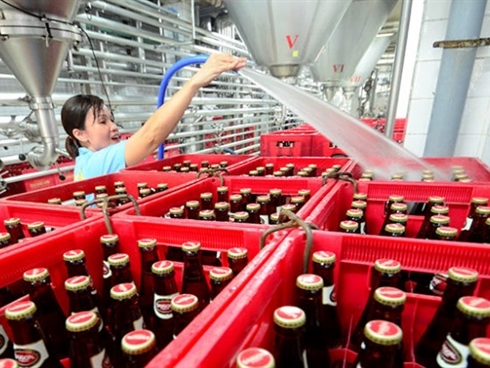 Sản lượng bia năm 2015 đạt 3,4 tỷ lít