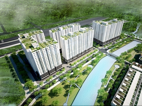 Địa ốc Đất Xanh dự kiến hoàn thành dự án Sunview Town trong quý I/2016