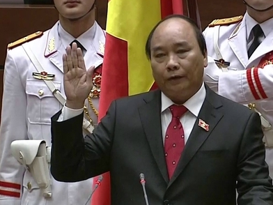 Ông Nguyễn Xuân Phúc nhậm chức Thủ tướng