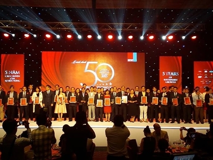 Lễ trao giải Top 50 Doanh nghiệp kinh doanh hiệu quả nhất Việt Nam