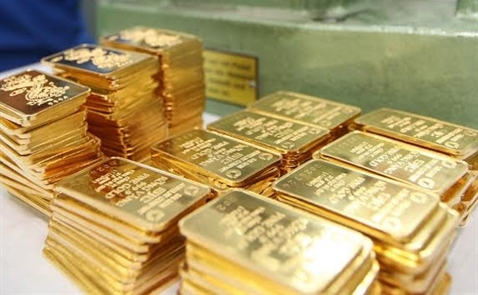 Giá vàng trong nước liên tục giảm