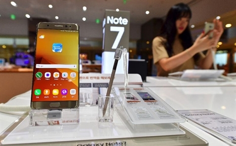 Samsung xin Việt Nam miễn thuế cho Galaxy Note 7 bị lỗi