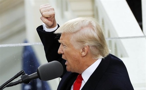 Donald Trump tuyên thệ nhậm chức: “Nước Mỹ trên hết”