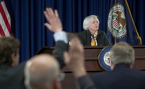 Chứng khoán Mỹ tăng điểm sau phiên họp của Fed