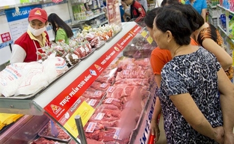 Giá thịt heo khiến CPI giảm trong tháng Năm