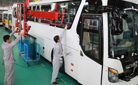 Trường Hải khánh thành nhà máy Bus lớn nhất Đông Nam Á