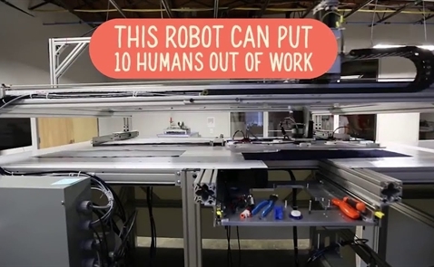 Robot may mặc có khả năng thay thế dây chuyền 10 người