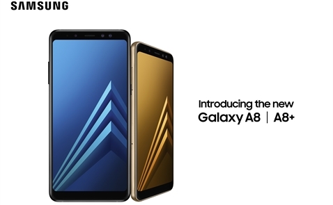 Galaxy A8 và A8+ với camera selfie kép, màn hình tràn