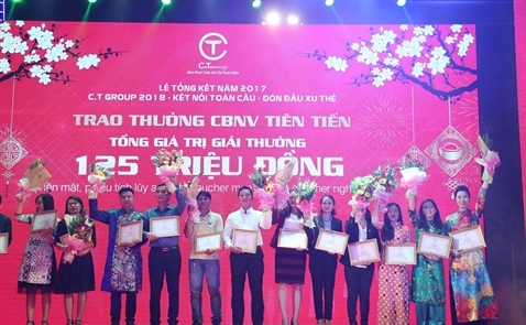 Tập đoàn C.T Group đón nhận Huân chương Lao động hạng Nhì và thưởng Tết lớn