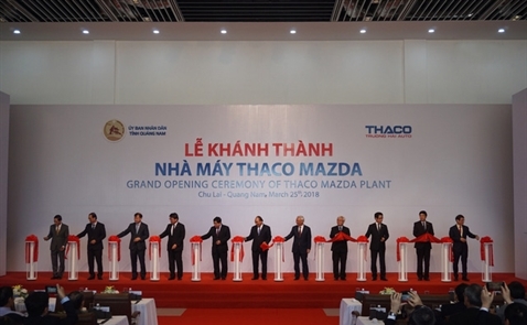 THACO khánh thành nhà máy ô tô Mazda lớn nhất Đông Nam Á