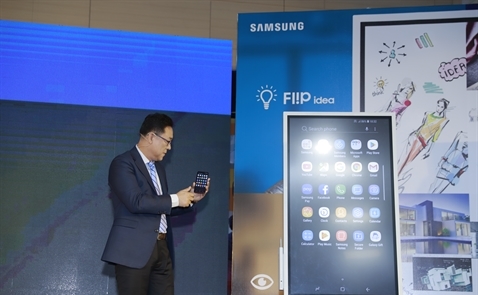 Samsung ra mắt bảng flipchart điện tử dành cho doanh nghiệp