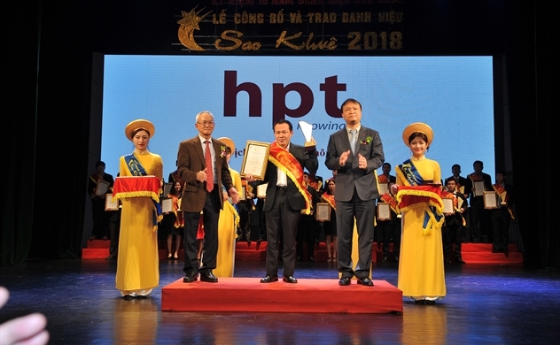 HPT được trao danh hiệu Sao Khuê 2018