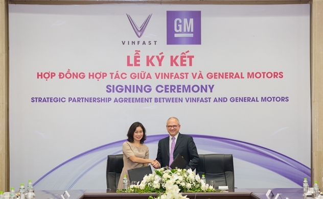 Vinfast và General Motors ký hợp đồng hợp tác chiến lược tại thị trường Việt Nam