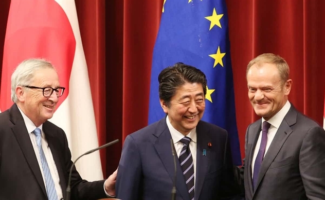 EU và Nhật Bản ký thỏa thuận thương mại chiếm 1/3 nền kinh tế thế giới