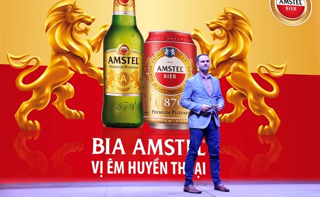 Ra mắt thương hiệu bia Amstel