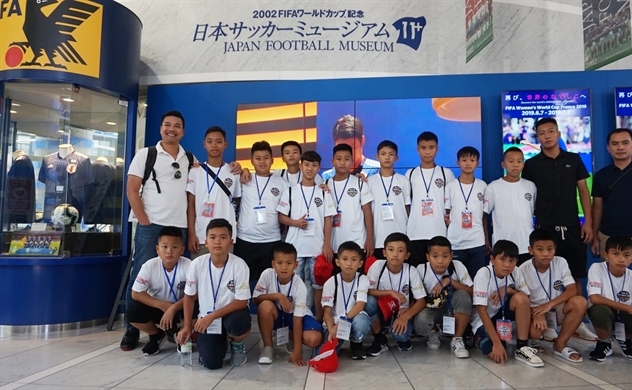 18 cầu thủ nhí Việt Nam và bài học “không sợ thất bại” tại Nhật Bản